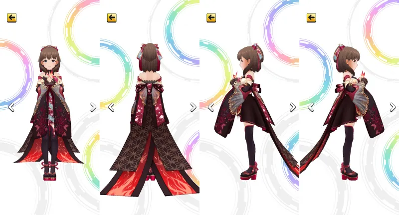 ［深紅に包まれて］佐久間まゆ　3Dモデル