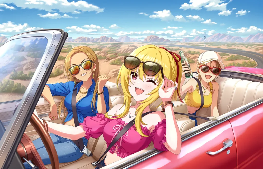 ［Driving My Way］黒埼ちとせ　特訓後イラスト