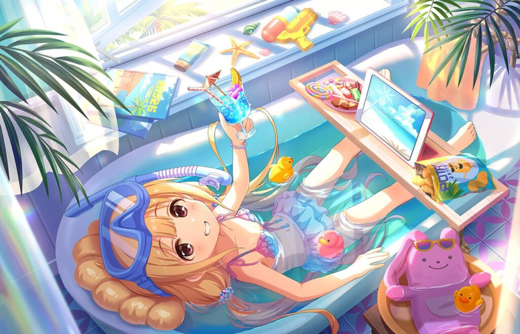 ［ぐうたら人生賛歌］双葉杏　特訓前イラスト